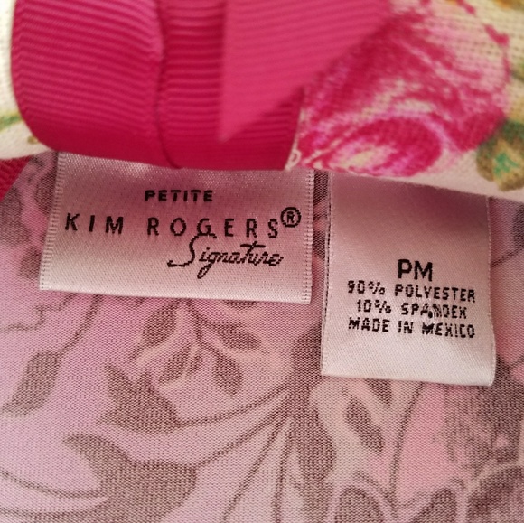 Kim Rogers Signature Petite Long Sleeve Shirt Plum - Picture 3 of 8